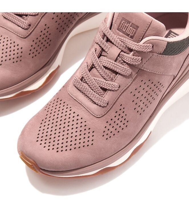 FitFlop Vitamin FFX - Nubuck/Dusky Pink dusky pink FitFlop IC9-535, sneakers / veterschoenen Direct leverbaar uit de webshop