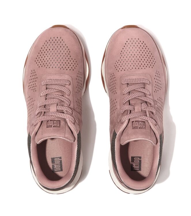 FitFlop Vitamin FFX - Nubuck/Dusky Pink dusky pink FitFlop IC9-535, sneakers / veterschoenen Direct leverbaar uit de webshop