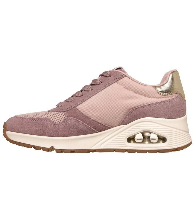 Skechers Uno roze Skechers 177856-ROS, sneakers / veterschoenen Direct leverbaar uit de webshop