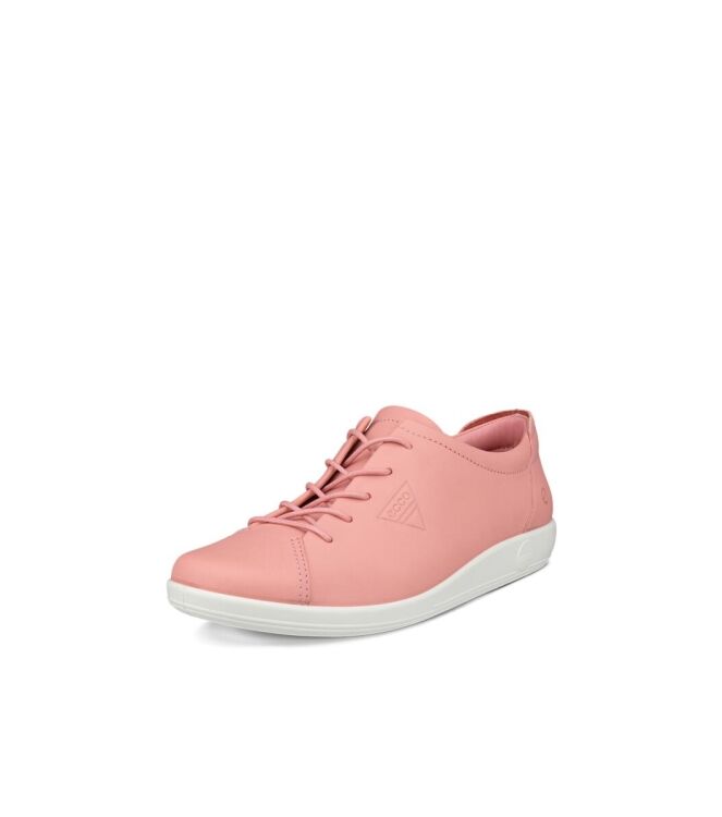 ECCO Soft 2.0 old rose  ECCO 20658301363, sneakers / veterschoenen Direct leverbaar uit de webshop
