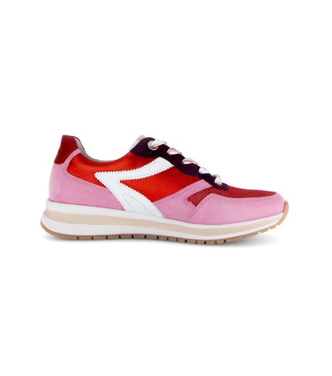 Gabor 66.316-68 pink Gabor 66.316-68, sneakers / veterschoenen Direct leverbaar uit de webshop