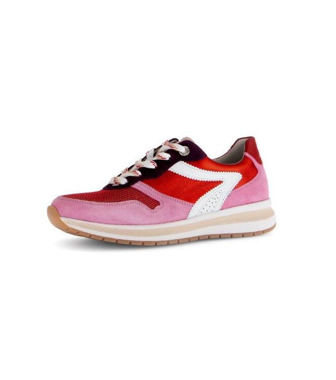 Gabor 66.316-68 pink Gabor 66.316-68, sneakers / veterschoenen Direct leverbaar uit de webshop