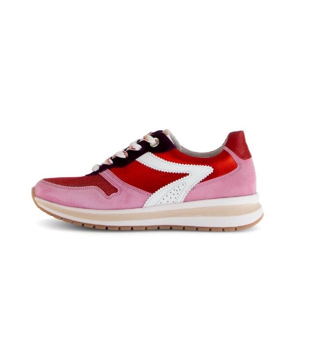 Gabor 66.316-68 pink Gabor 66.316-68, sneakers / veterschoenen Direct leverbaar uit de webshop