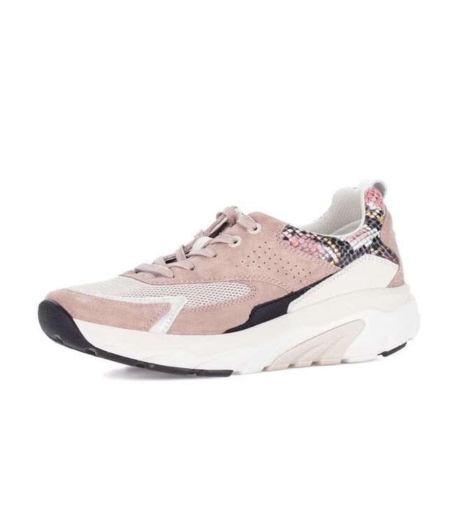 Gabor Rollingsoft 86.935-41 rose/black/creme Gabor Rollingsoft 86.935-41, sneakers / veterschoenen Direct leverbaar uit de webshop