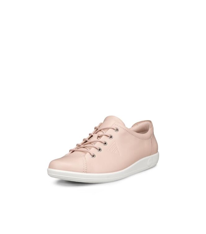ECCO Soft 2.0 rose dust  ECCO 20650311118, sneakers / veterschoenen Direct leverbaar uit de webshop