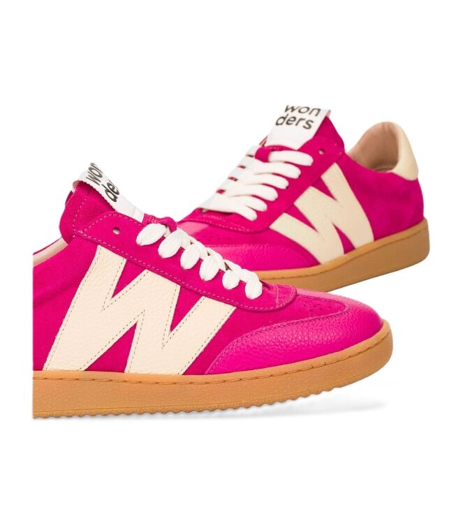 Wonders AP-2001 fucsia/vanila Wonders AP-2001, sneakers / veterschoenen Direct leverbaar uit de webshop