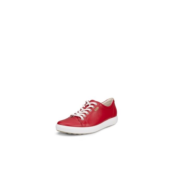 ECCO Soft 7 W chili red  ECCO 43000301466, sneakers / veterschoenen Direct leverbaar uit de webshop