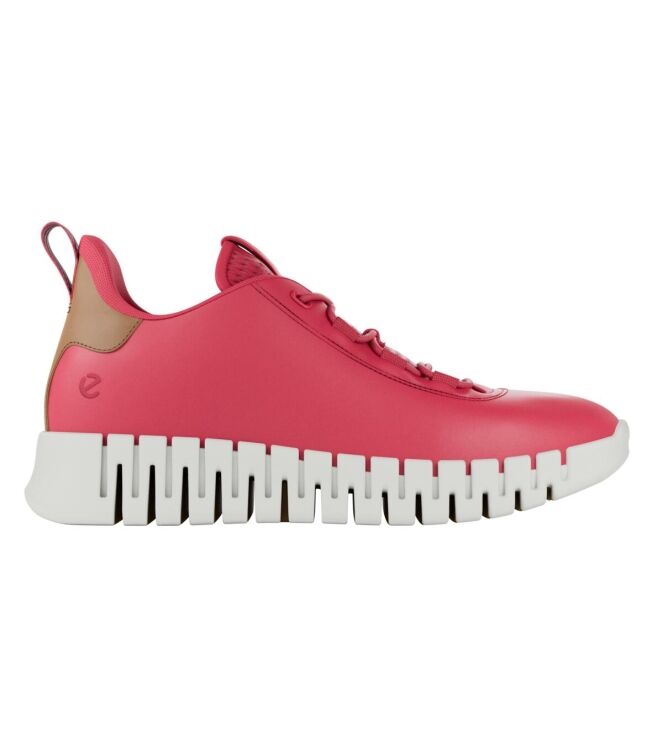 ECCO Gruuv Dual Fit teaberry powder  ECCO 21820359088, sneakers / veterschoenen Direct leverbaar uit de webshop