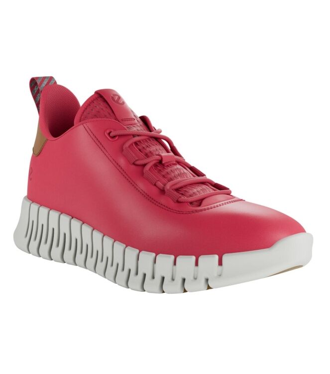 ECCO Gruuv Dual Fit teaberry powder  ECCO 21820359088, sneakers / veterschoenen Direct leverbaar uit de webshop