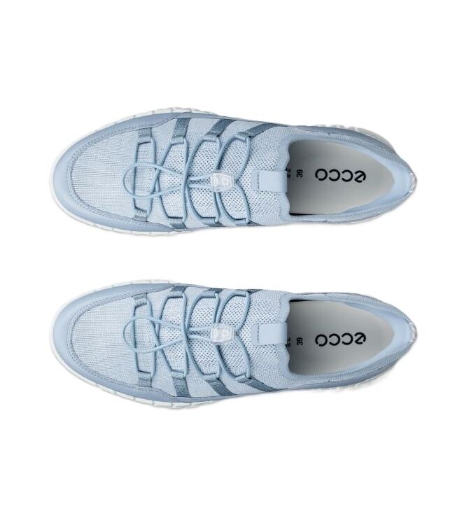 ECCO Gruuv Lite W dusty blue ECCO 24630361528, sneakers / veterschoenen Direct leverbaar uit de webshop