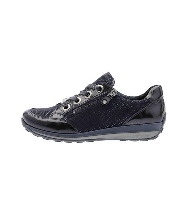 Ara Osaka-Highsoft blau, midnight  Ara 1244587-21, sneakers / veterschoenen Direct leverbaar uit de webshop