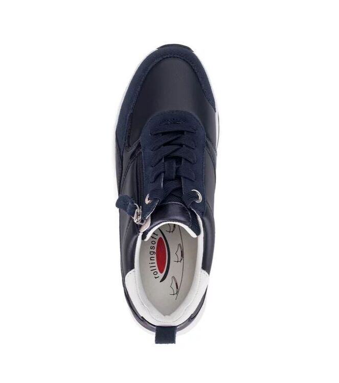 Gabor Rollingsoft 86.877-56 dark blue/weiss Gabor Rollingsoft 86.877-56, sneakers / veterschoenen Direct leverbaar uit de webshop