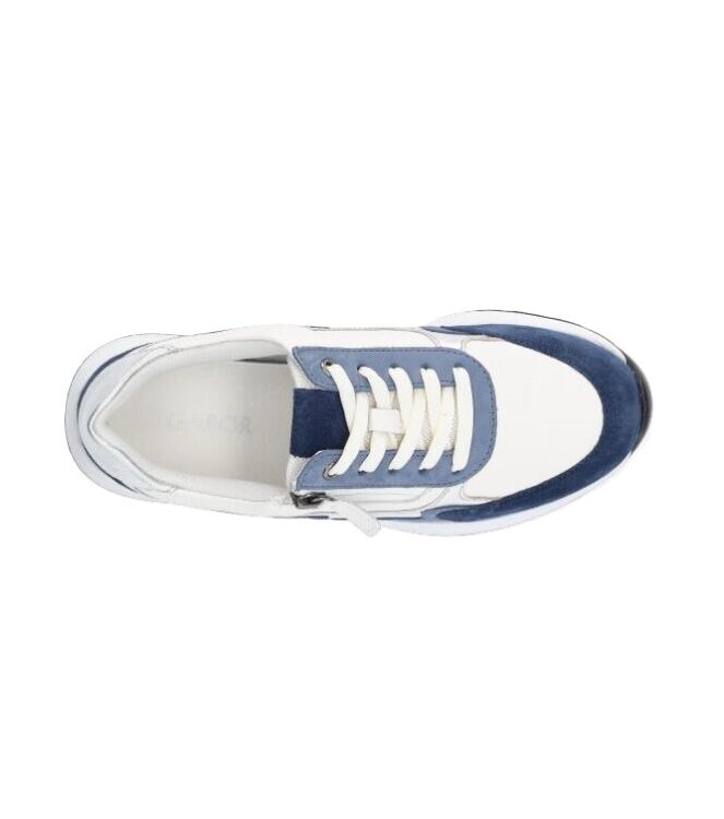 Gabor 86.598-53 latte/marine/silber Gabor 86.598-53, sneakers / veterschoenen Direct leverbaar uit de webshop
