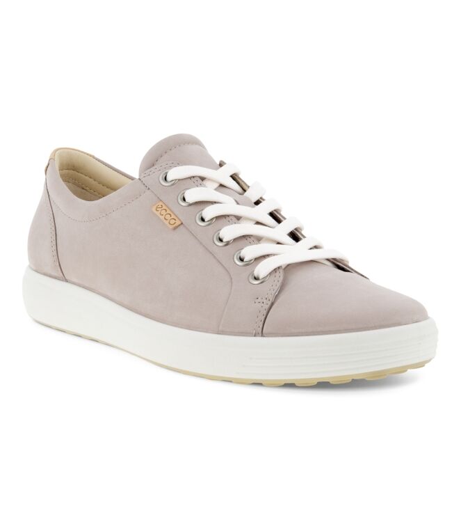 ECCO Soft 7 W grey rose  ECCO 43000302386, sneakers / veterschoenen Direct leverbaar uit de webshop