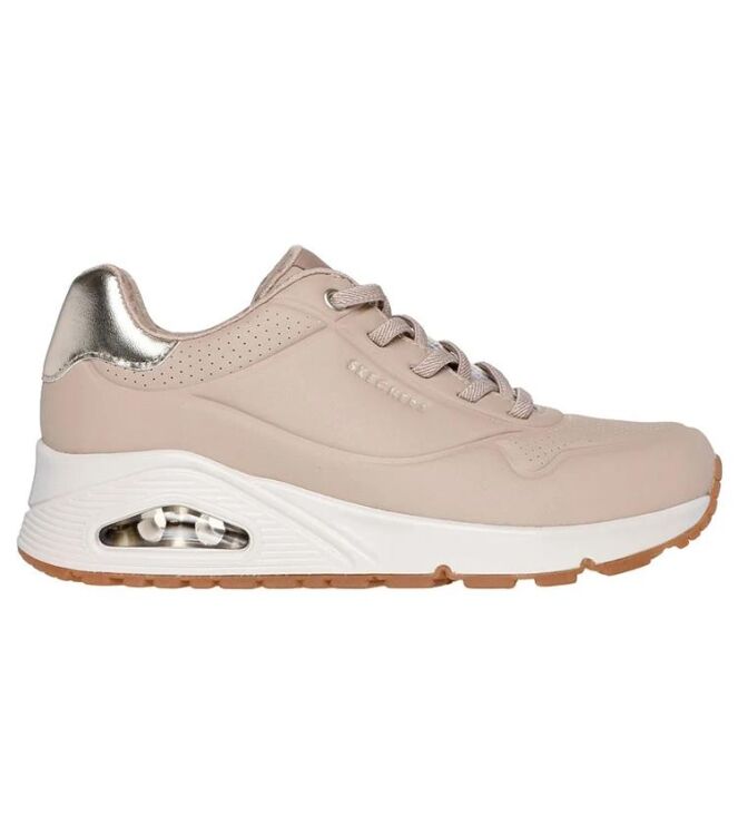 Skechers Uno-Golden Air silver  Skechers 177094-TPE, sneakers / veterschoenen Direct leverbaar uit de webshop