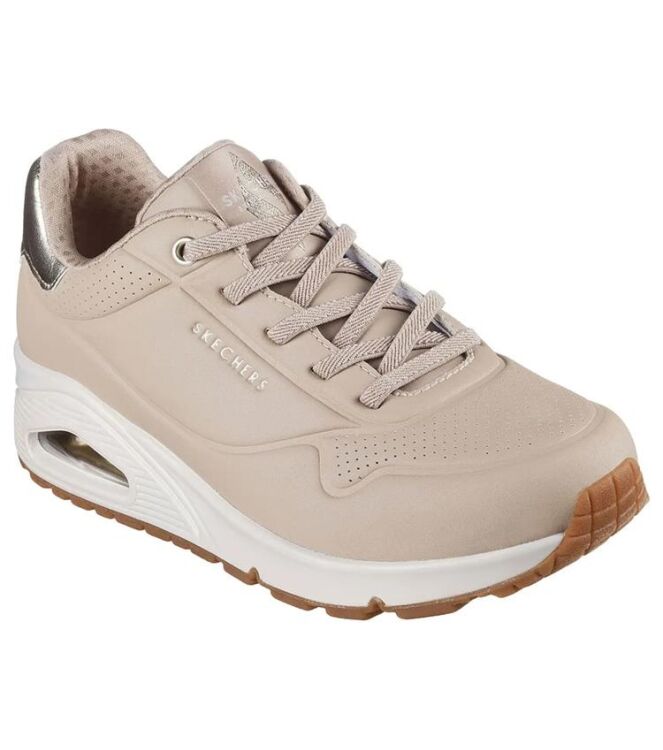 Skechers Uno-Golden Air silver  Skechers 177094-TPE, sneakers / veterschoenen Direct leverbaar uit de webshop