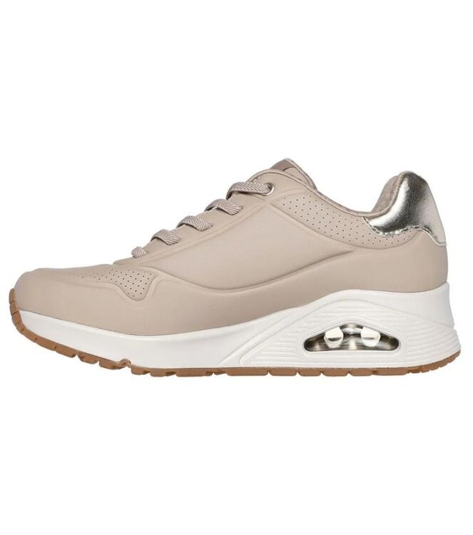 Skechers Uno-Golden Air silver  Skechers 177094-TPE, sneakers / veterschoenen Direct leverbaar uit de webshop