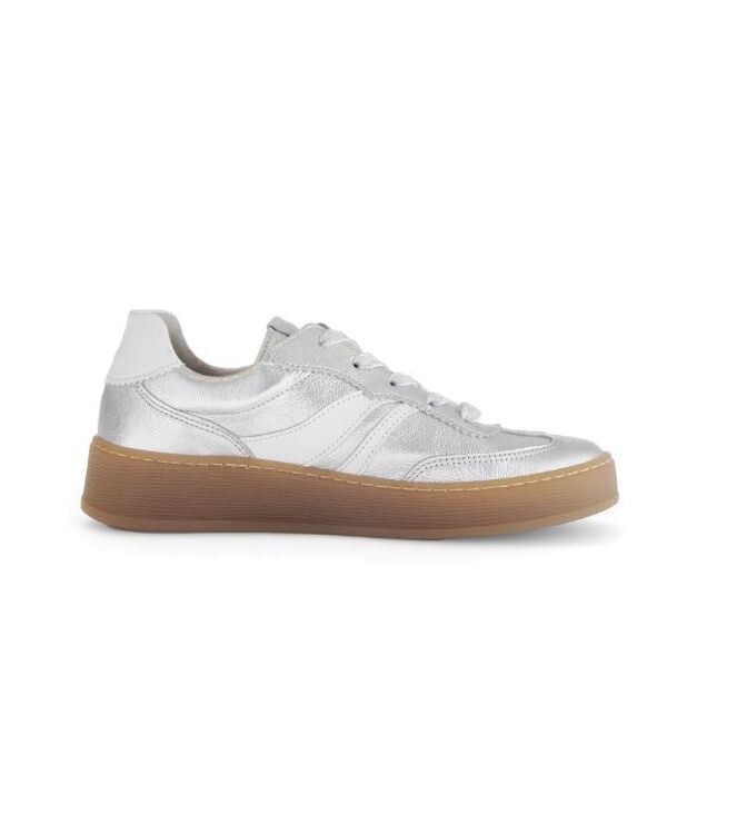 Gabor 66.435-80 silber Gabor 66.435-80, sneakers / veterschoenen Direct leverbaar uit de webshop