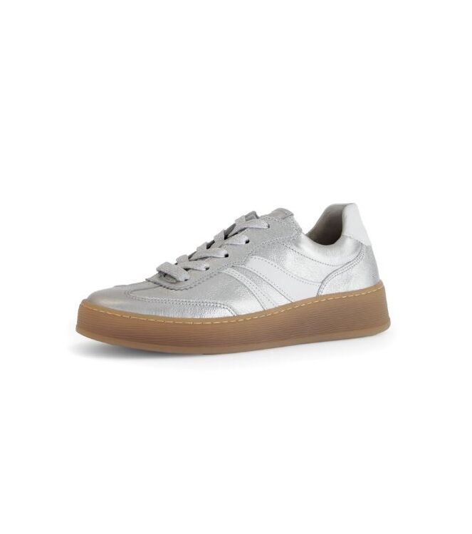 Gabor 66.435-80 silber Gabor 66.435-80, sneakers / veterschoenen Direct leverbaar uit de webshop