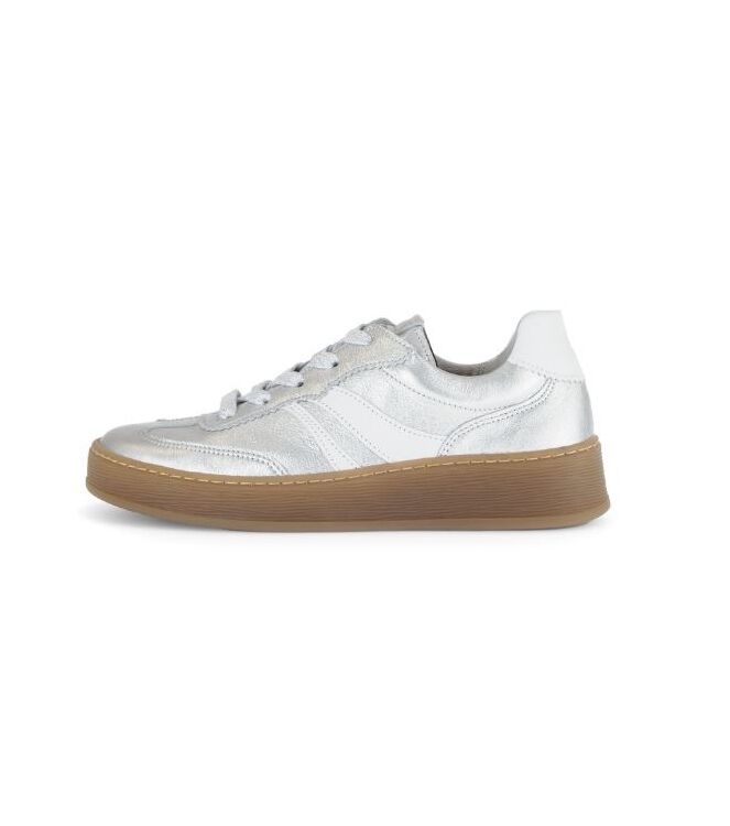 Gabor 66.435-80 silber Gabor 66.435-80, sneakers / veterschoenen Direct leverbaar uit de webshop