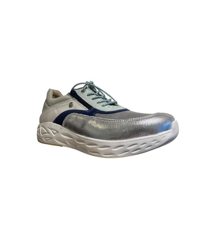 Wolky Vitality S2F silver pastel-combi Wolky 0570390-134, sneakers / veterschoenen Direct leverbaar uit de webshop