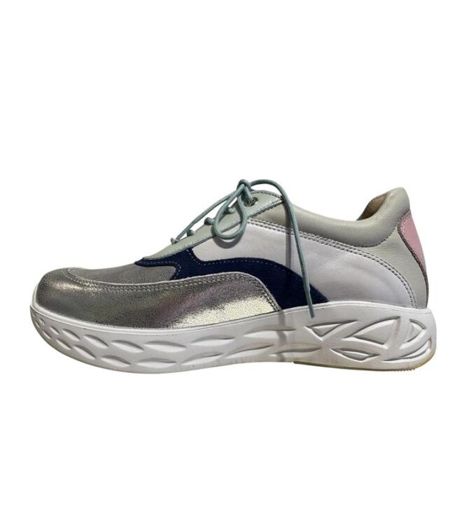 Wolky Vitality S2F silver pastel-combi Wolky 0570390-134, sneakers / veterschoenen Direct leverbaar uit de webshop