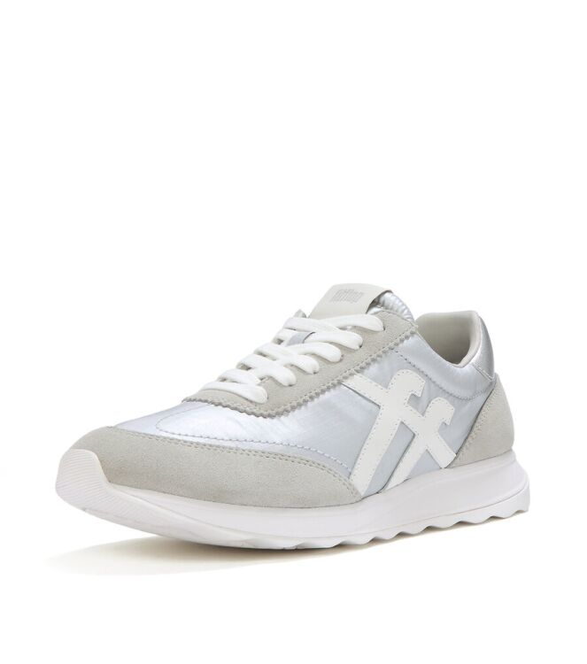 FitFlop Retro-Q FF silver/urban white FitFlop A5Q-E11, sneakers / veterschoenen Direct leverbaar uit de webshop