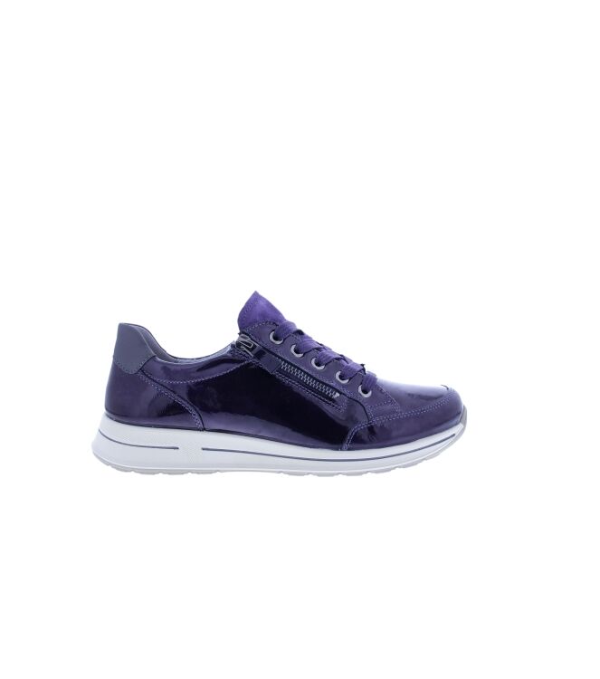 Ara muranolack plum/anthrazit  Ara 1254801-94, sneakers / veterschoenen Direct leverbaar uit de webshop