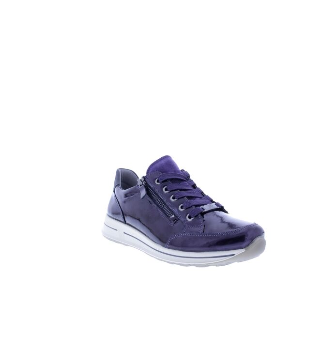 Ara muranolack plum/anthrazit  Ara 1254801-94, sneakers / veterschoenen Direct leverbaar uit de webshop