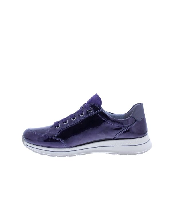 Ara muranolack plum/anthrazit  Ara 1254801-94, sneakers / veterschoenen Direct leverbaar uit de webshop
