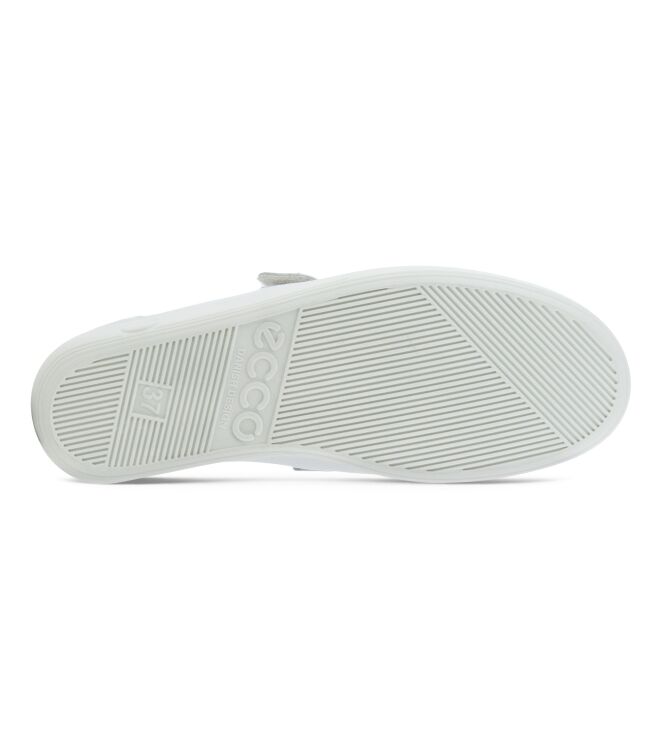 ECCO Soft 2.0 bright white  ECCO 20651301002, klittenbandschoenen Direct leverbaar uit de webshop