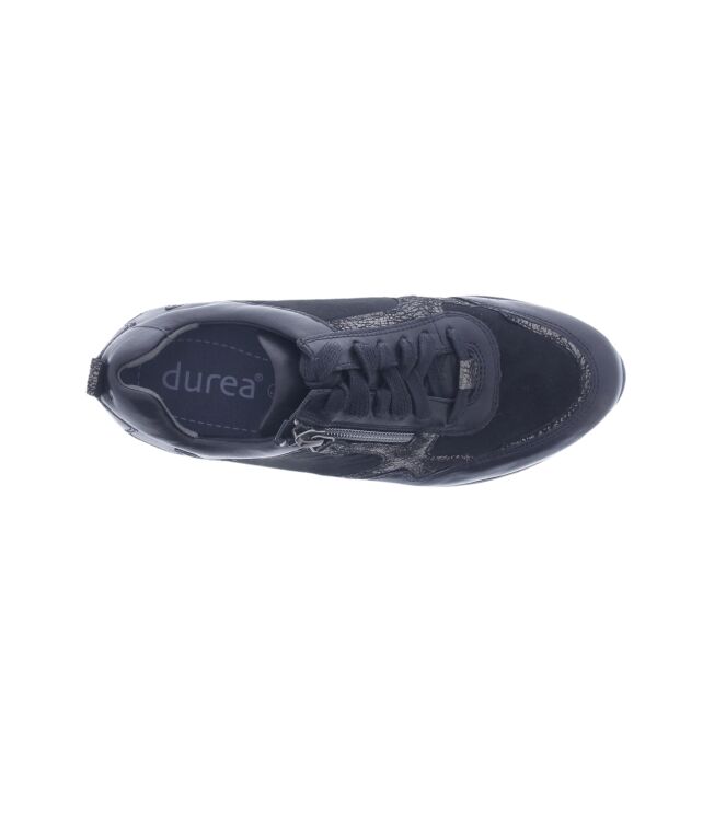 Durea 6261.685.9878 zwart  Durea 6261.685.9878, sneakers / veterschoenen Direct leverbaar uit de webshop