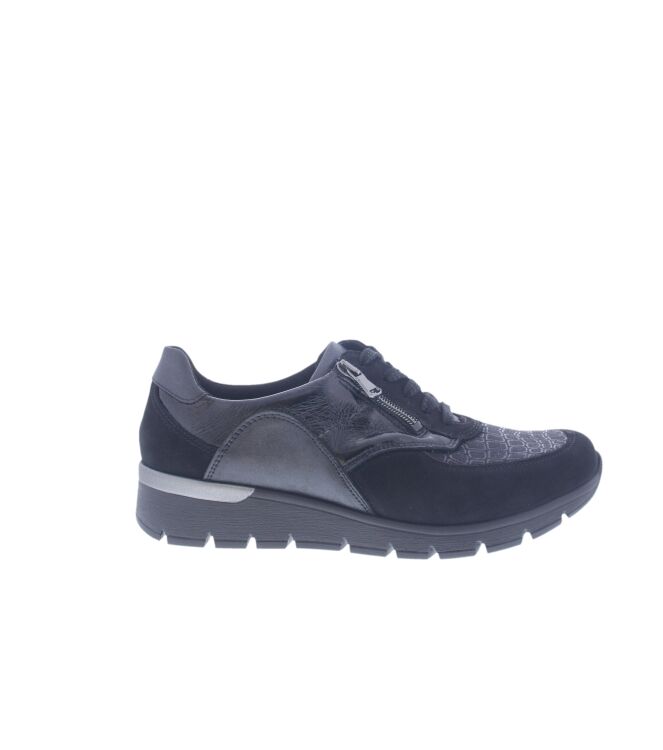 Waldlaufer Ramona schwarz  Waldlaufer 626K02.413.001, sneakers / veterschoenen Direct leverbaar uit de webshop