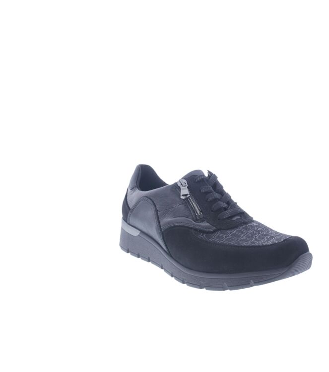 Waldlaufer Ramona schwarz  Waldlaufer 626K02.413.001, sneakers / veterschoenen Direct leverbaar uit de webshop