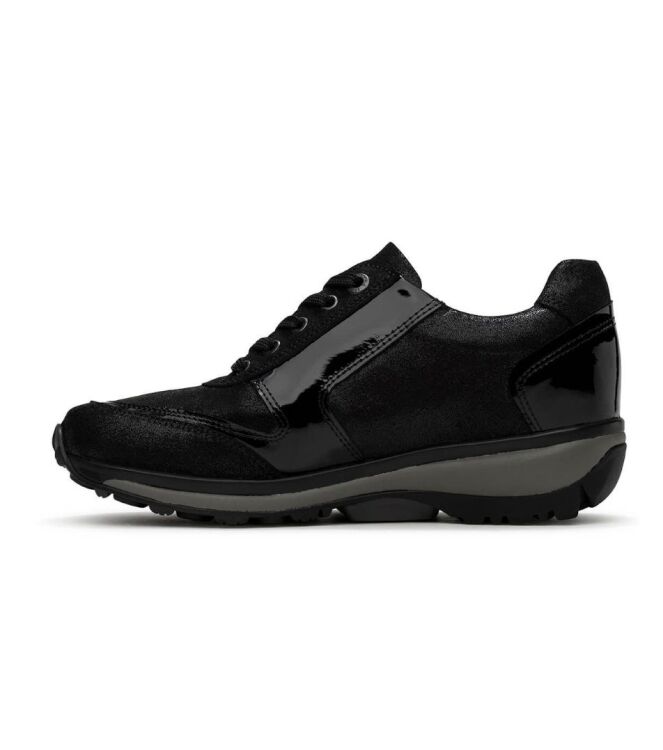 Xsensible Stretchwalker Wembley black  Xsensible Stretchwalker 30103.2.001, sneakers / veterschoenen Direct leverbaar uit de webshop
