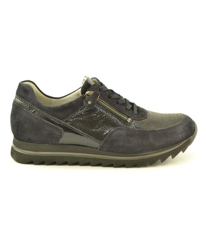 Waldlaufer Haiba schwarz  Waldlaufer 923019.408.001, sneakers / veterschoenen Direct leverbaar uit de webshop