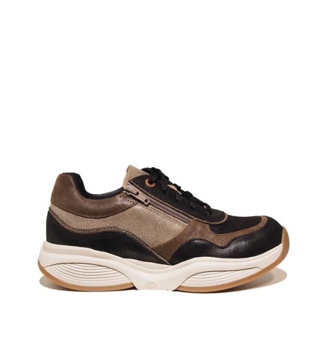 Xsensible Stretchwalker SWX11 black combi  Xsensible Stretchwalker 30085.2.080, sneakers / veterschoenen Direct leverbaar uit de webshop