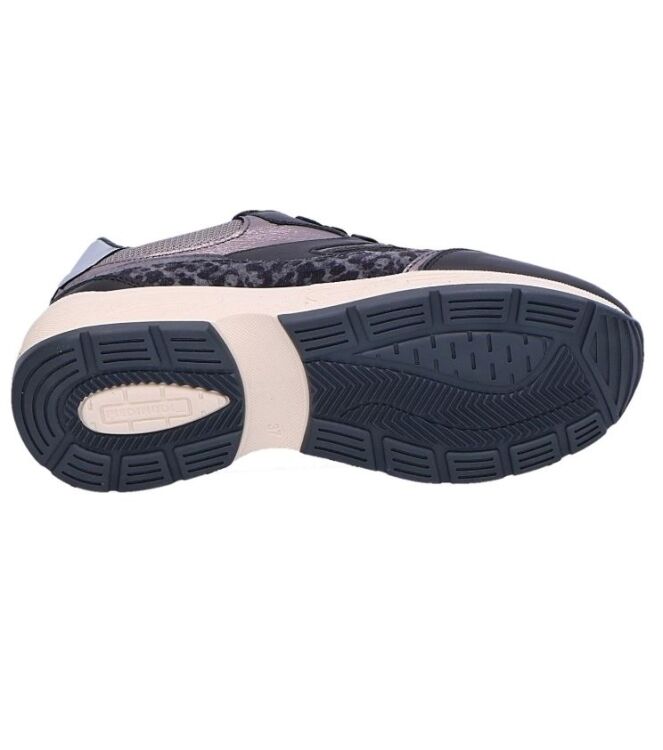 Piedi Nudi Kaya black gun  Piedi Nudi 05.09, sneakers / veterschoenen Direct leverbaar uit de webshop