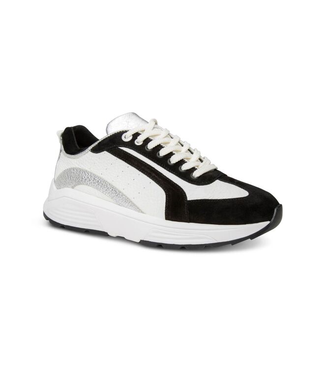 Xsensible Stretchwalker Bailey black combi Xsensible Stretchwalker 33013.4.040, sneakers / veterschoenen Direct leverbaar uit de webshop