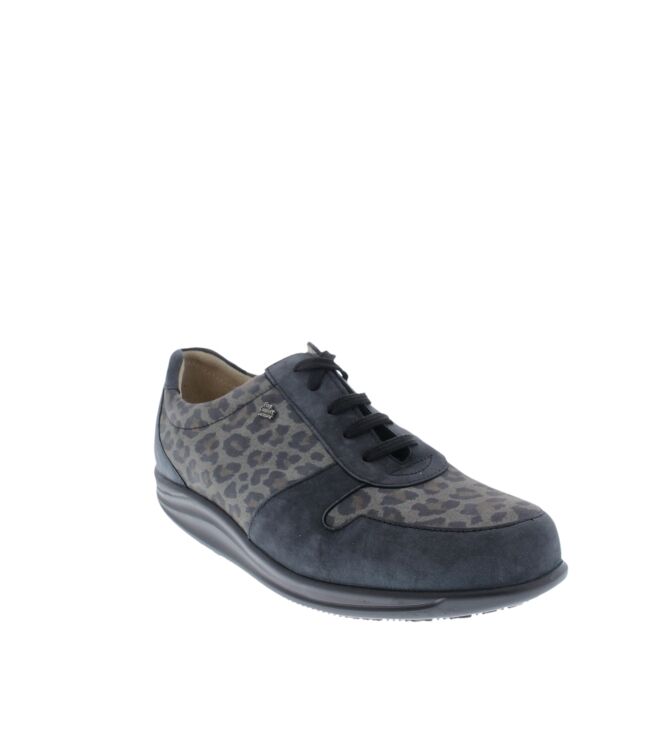 Finn Comfort Noordwijk panterprint  Finn Comfort 2951.901339, sneakers / veterschoenen Direct leverbaar uit de webshop