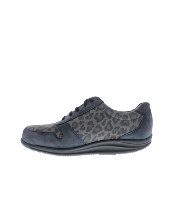 Finn Comfort Noordwijk panterprint  Finn Comfort 2951.901339, sneakers / veterschoenen Direct leverbaar uit de webshop