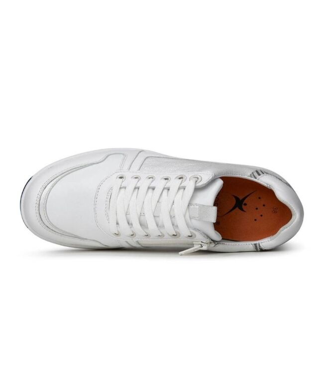 Xsensible Stretchwalker Marsala white combi  Xsensible Stretchwalker 30221.3.151, sneakers / veterschoenen Direct leverbaar uit de webshop