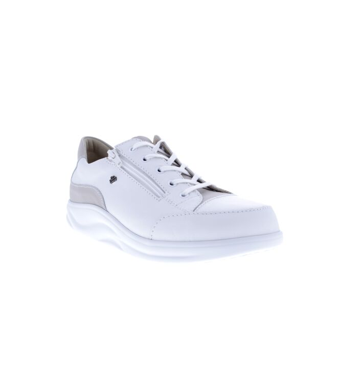 Finn Comfort Hachiouji weiss/panna Finn Comfort 02974-903073, sneakers / veterschoenen Direct leverbaar uit de webshop