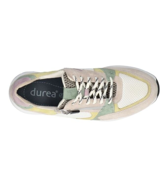 Durea 6295.608.0965 wit Durea 6295.608.0965, sneakers / veterschoenen Direct leverbaar uit de webshop