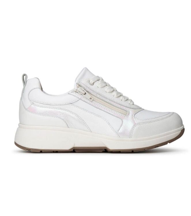Xsensible Stretchwalker Valletta white fantasy  Xsensible Stretchwalker 30222.3.117, sneakers / veterschoenen Direct leverbaar uit de webshop