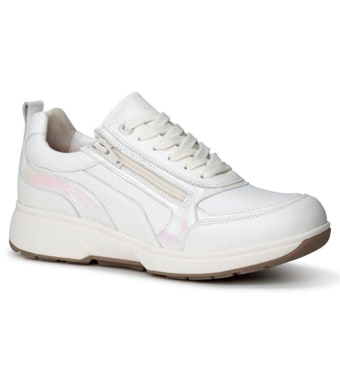 Xsensible Stretchwalker Valletta white fantasy  Xsensible Stretchwalker 30222.3.117, sneakers / veterschoenen Direct leverbaar uit de webshop
