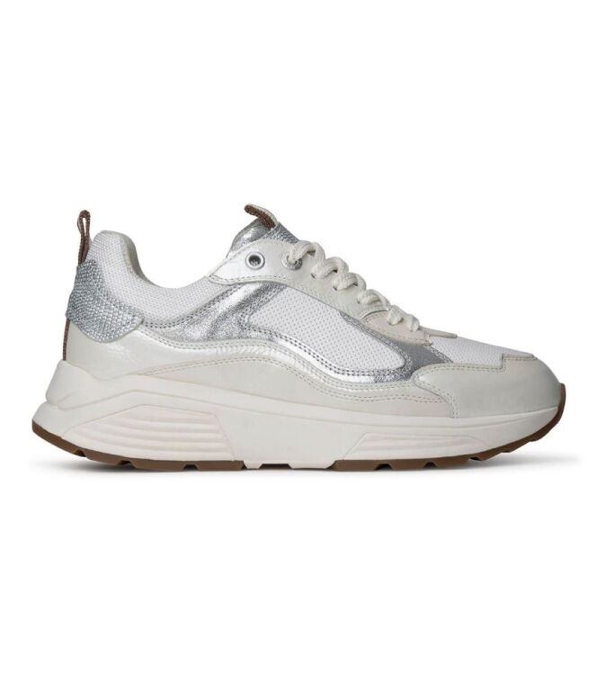 Xsensible Stretchwalker Milau off white combi  Xsensible Stretchwalker 33004.4.157, sneakers / veterschoenen Direct leverbaar uit de webshop