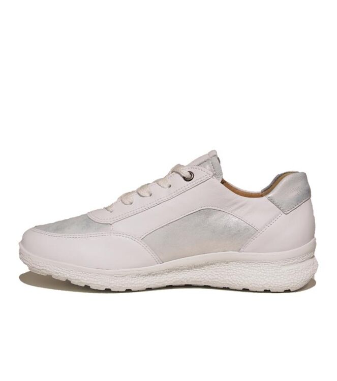 Hartjes Rap weiss-silber  Hartjes 162.1617/14 02.59, sneakers / veterschoenen Direct leverbaar uit de webshop