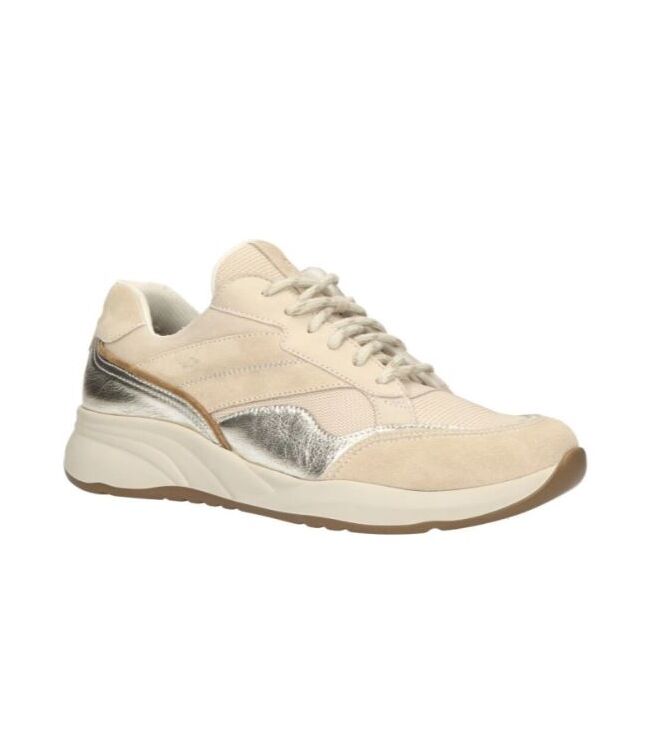 Durea 6308.605.1589 taupe/platino  Durea 6308.605.1589, sneakers / veterschoenen Direct leverbaar uit de webshop
