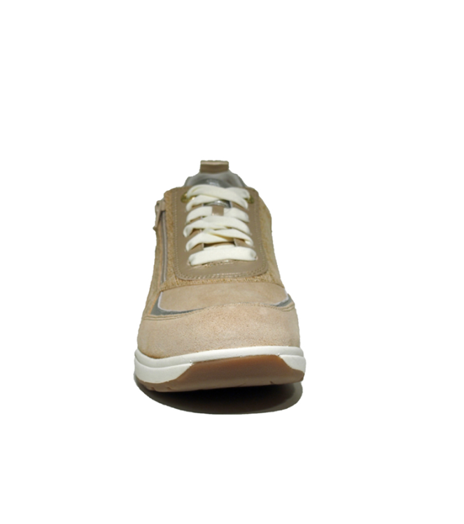 Xsensible Stretchwalker Valetta sand combi  Xsensible Stretchwalker 30222.2.428, sneakers / veterschoenen Direct leverbaar uit de webshop